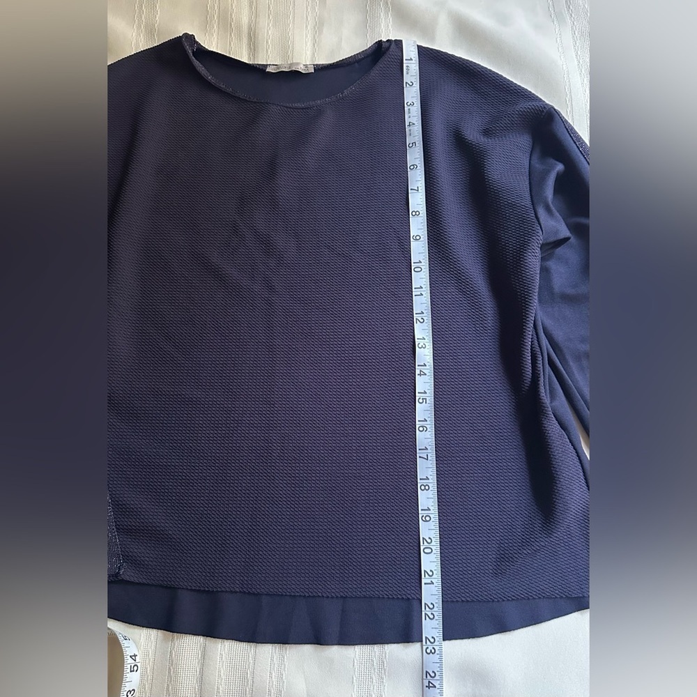 Zara W/B collection dark purpple Women's Blouse - Picture 8 of 13